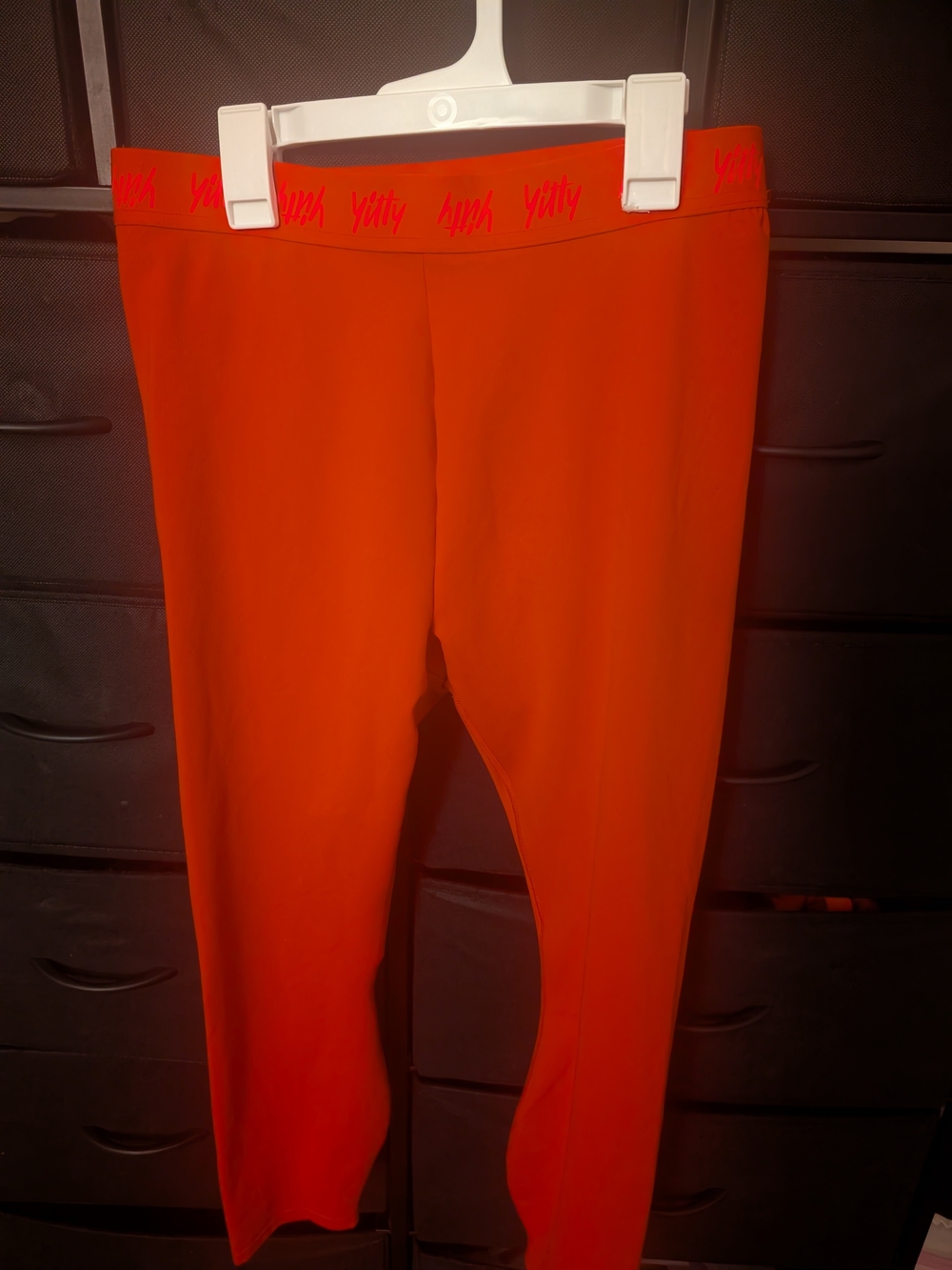 YITTY Bright Orange High-Waist Leggings